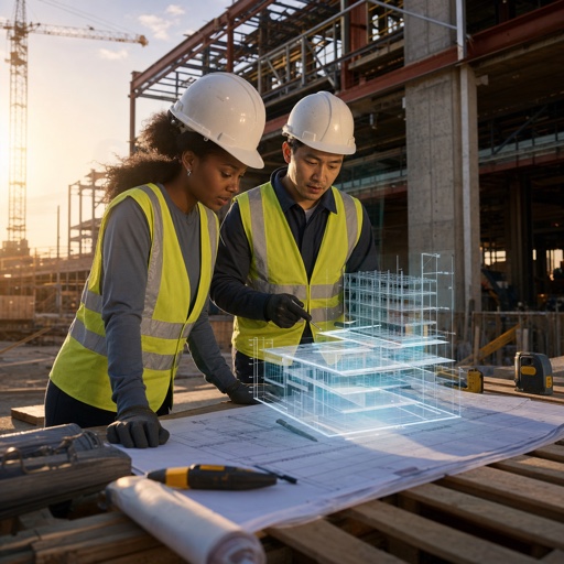 Holographic construction training
